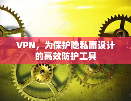 VPN，为保护隐私而设计的高效防护工具