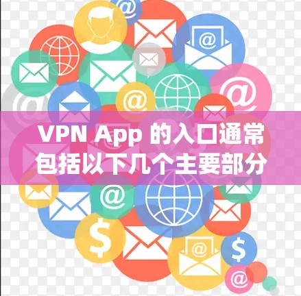 VPN App 的入口通常包括以下几个主要部分 VPN App 的入口通常包括以下几个主要部分