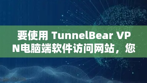 要使用 TunnelBear VPN电脑端软件访问网站，您可以按照以下步骤操作